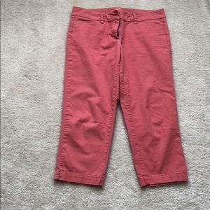 Coral Capri pants